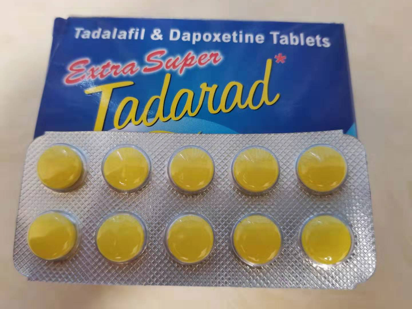 印度超級雙效必利勁|EXTRA SUPER TADARAD|香港藥店正品|溫和助勃 超強延時雙效|10粒/板 - Image 2